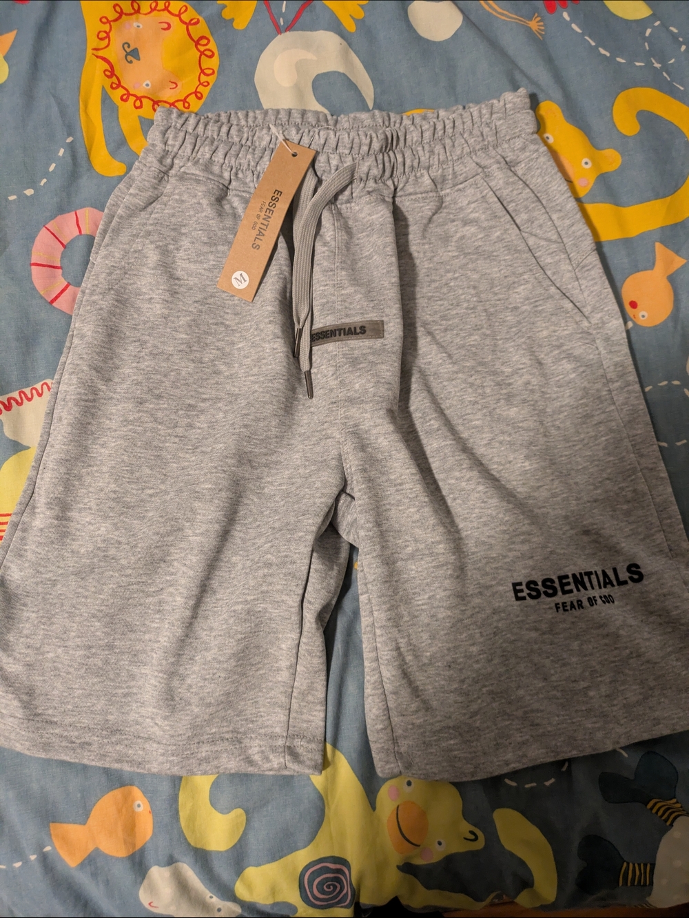 Essentials Light Grey Shorts